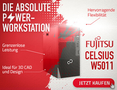 Die absolute Power-Workstation: FUJITSU CELSIUS W5011