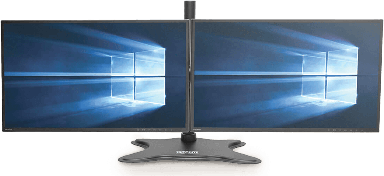 Monitor mit Halterung
