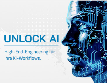 Unlock AI - High-End-Engineering für Ihre KI-Workflows