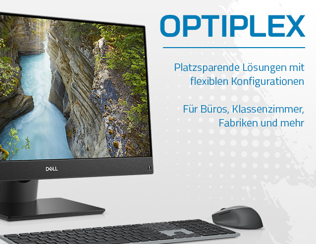 Dell OptiPlex - platzspanrede Lösungen mit flexiben Konfigurationen. Füro Büros, Klassenzimmer, Fabriken und mehr.