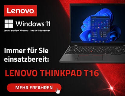 Immer für sie einsatzbereit: Lenovo ThinkPad T16